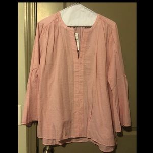 Ann Taylor Seersucker Top